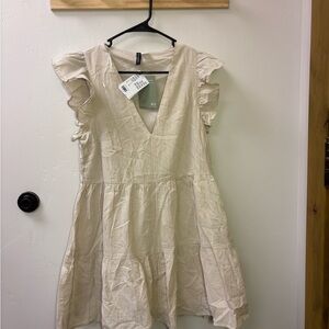 H&M Divided Cream mini dress